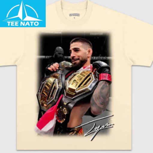 Ilia Topuria UFC Champion Belt Shirt - Image 4