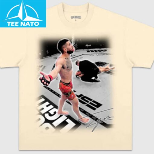Ilia Topuria UFC Victory Celebration Shirt - Image 4