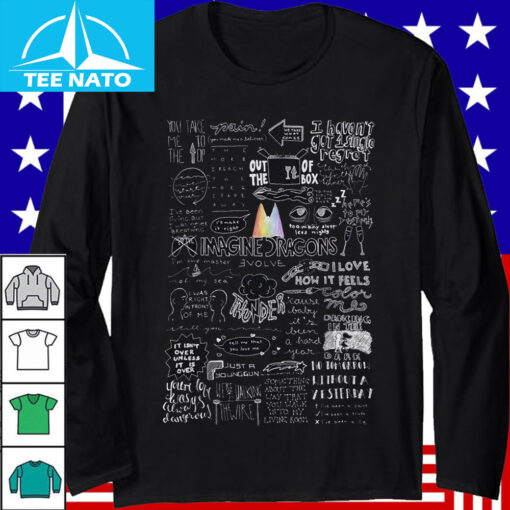 Imagine Dragons Lyrics Shirt - Image 4