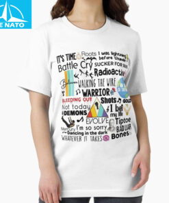 Imagine Dragons Song Titles Graphic Shirt3
