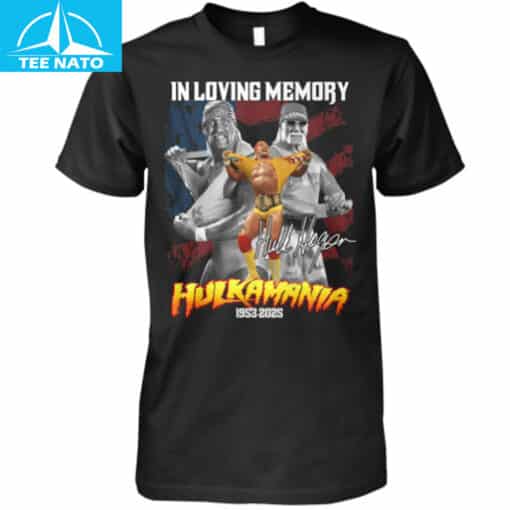 In Loving Memory Hulkamania Hulk Hogan 1953-2025 Wrestling Shirt