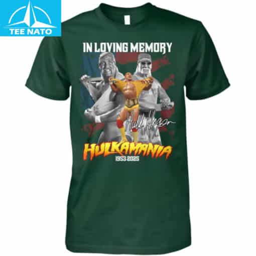 In Loving Memory Hulkamania Hulk Hogan 1953-2025 Wrestling Shirt - Image 5