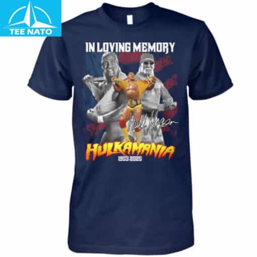 In Loving Memory Hulkamania Hulk Hogan 1953-2025 Wrestling Shirt - Image 4