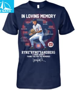 In Loving Memory Ryne Ryno Sandberg 1959 2025 Chicago Cubs Baseball Stats Shirt4