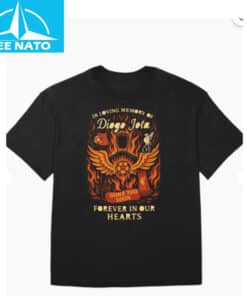In Loving Memory of Diogo Jota Gone Too Soon Forever In Our Hearts Shirt
