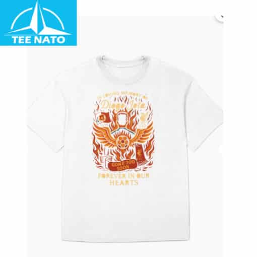 In Loving Memory of Diogo Jota Gone Too Soon Forever In Our Hearts Shirt - Image 2