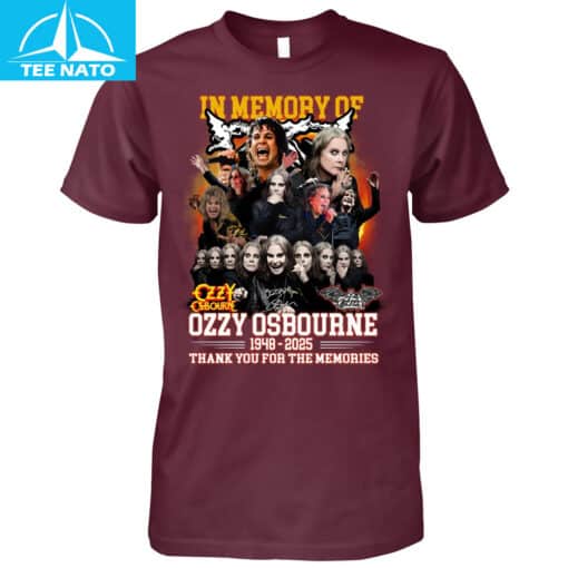 In Memories Ozzy Osbourne 1948-2025 Shirt - Image 4