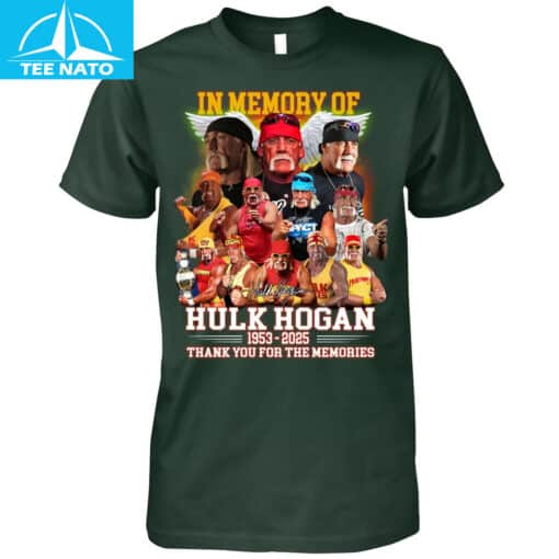 In Memory Of Hulk Hogan 1953-2025 Thank You For The Memories Shirt - Image 5