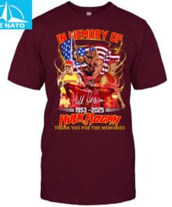 In Memory Of Hulk Hogan American Flag Wrestling 1953 2025 Shirt3