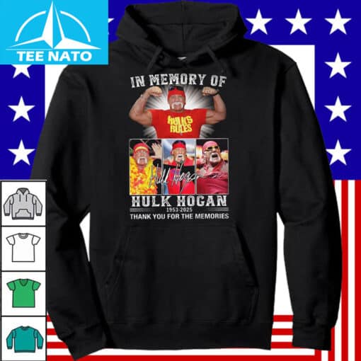 In Memory Of Hulk Hogan Hulks Rules 1953-2025 Shirt - Image 4