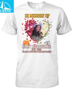 In Memory Of Ozzy Osbourne Hearts 1948 2025 Thank You For The Memories Shirt2