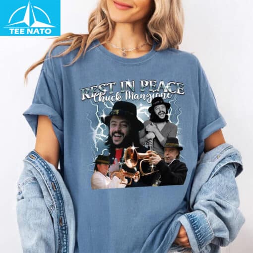 In Memory of Chuck Mangione Shirt - Image 4