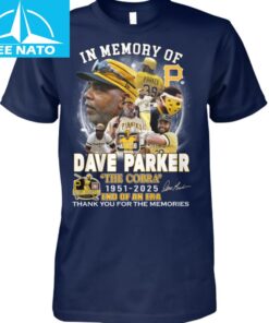 In Memory of Dave The Cobra Parker 1951 2025 Pirates Shirt3
