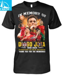 In Memory of Diogo Jota 1996-2025 'Forever In Our Hearts' Thank You For The Memories Football Fan Shirt
