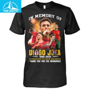 In Memory of Diogo Jota 1996-2025 'Forever In Our Hearts' Thank You For The Memories Football Fan Shirt 14 In Memory of Diogo Jota 1996 2025 Forever In Our Hearts Thank You For The Memories Football Fan Shirt