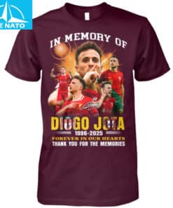 In Memory of Diogo Jota 1996 2025 Forever In Our Hearts Thank You For The Memories Football Fan Shirt2