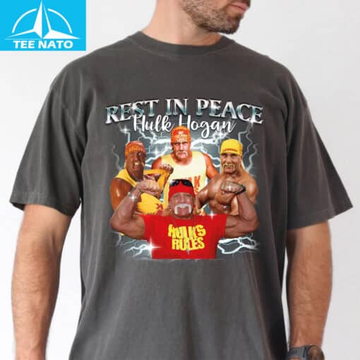 In Memory of Hulk Hogan Shirt - Image 3