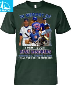 In Memory of Ryne Sandberg 1959 2025 Forever 23 Chicago Cubs Baseball Shirt3