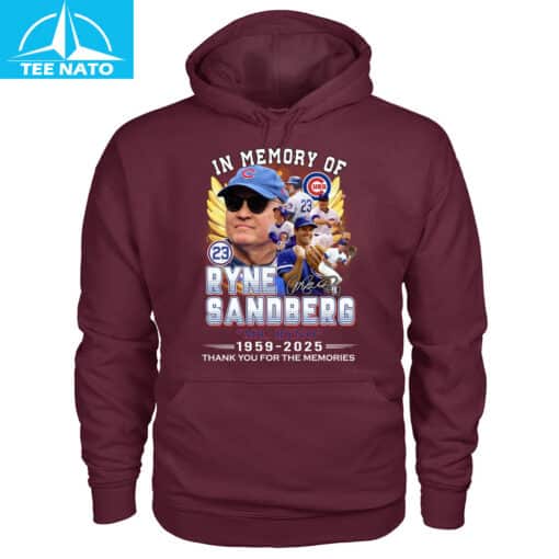 In Memory of Ryne Sandberg Mr. Ryno 1959-2025 Chicago Cubs Baseball Shirt - Image 9