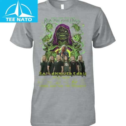 Iron Maiden 50th Anniversary 1975-2025 Run For Your Lives Tour Shirt - Image 4