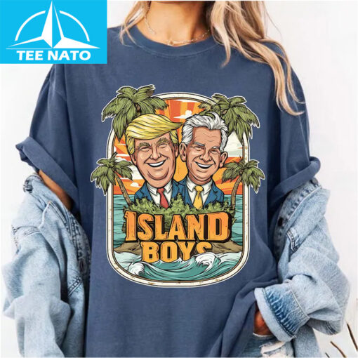 Island Boys Trump Jeffrey Epstein Shirt - Image 2