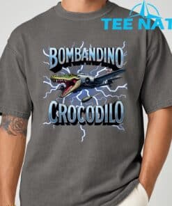 Italian Brainrot Bombardino Crocodilo Bombardiro Crocodilo T Shirt 7