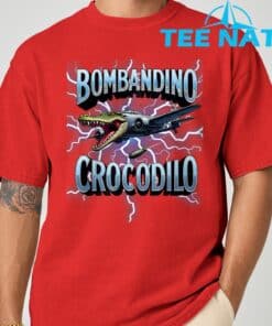 Italian Brainrot Bombardino Crocodilo Bombardiro Crocodilo T Shirt 8