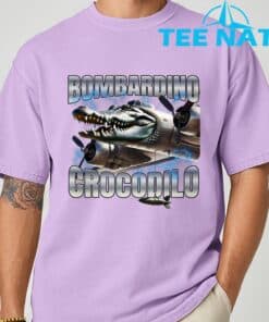 Italian Brainrot Bombardino Crocodilo T Shirt 2