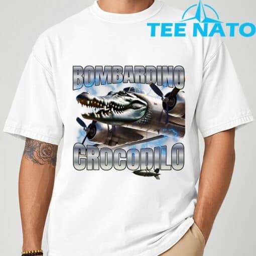 Italian Brainrot Bombardino Crocodilo T-Shirt