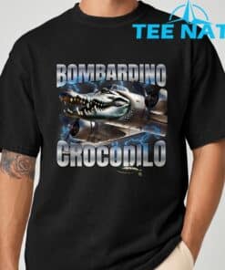 Italian Brainrot Bombardino Crocodilo T Shirt 5