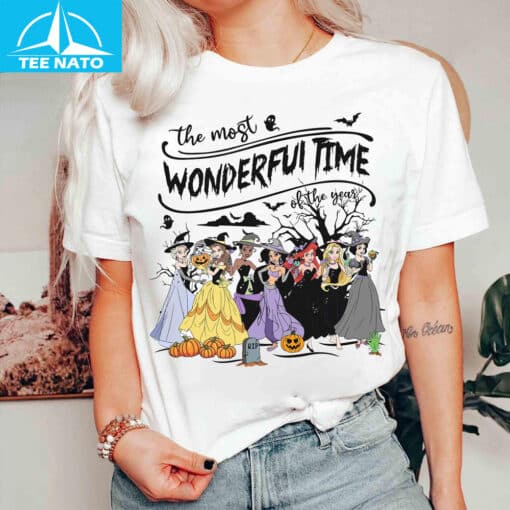 It's The Most Wonderful Time Of The Years Disney Princess Halloween Shirts