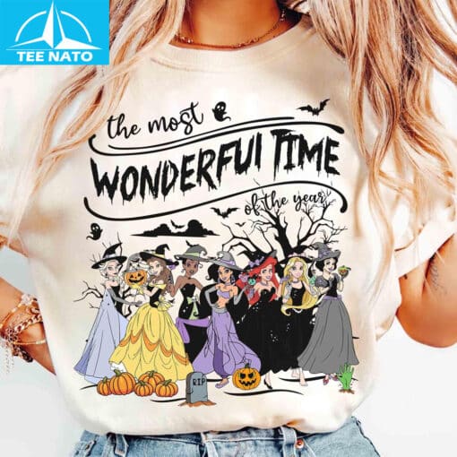 It's The Most Wonderful Time Of The Years Disney Princess Halloween Shirts - Image 3