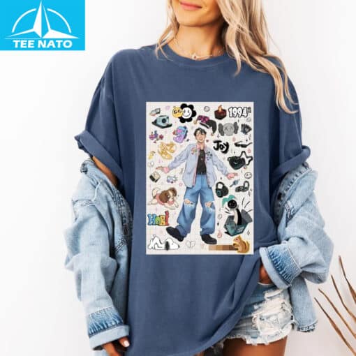 J-Hope Doodle Collage Shirt - Image 3
