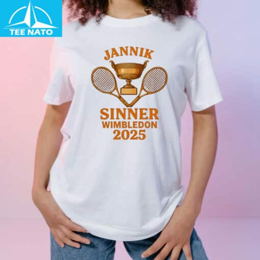 Jannik Sinner Claims Historic Wimbledon 2025 Victory Shirt - Image 3