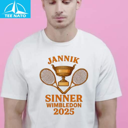 Jannik Sinner Claims Historic Wimbledon 2025 Victory Shirt - Image 4