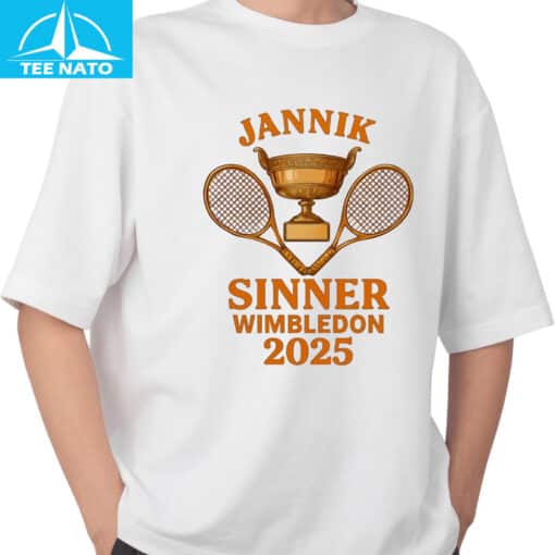 Jannik Sinner Claims Historic Wimbledon 2025 Victory Shirt - Image 5