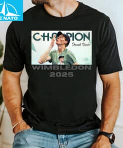 Jannik Sinner Wimbledon 2025 Champion Tennis Shirt3