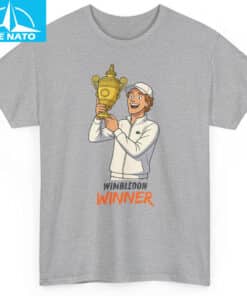 Jannik Sinner Wimbledon Winner Shirt 2
