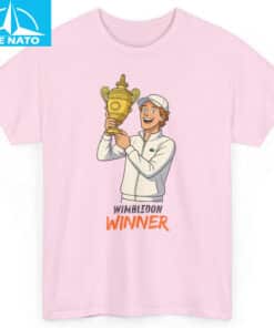 Jannik Sinner Wimbledon Winner Shirt 4