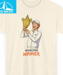 Jannik Sinner Wimbledon Winner Shirt3