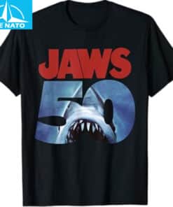 Jaws 50th Anniversary Logo T-Shirt