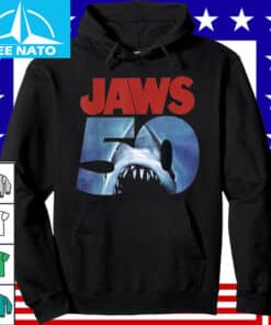 Jaws 50th Anniversary Logo T Shirt4