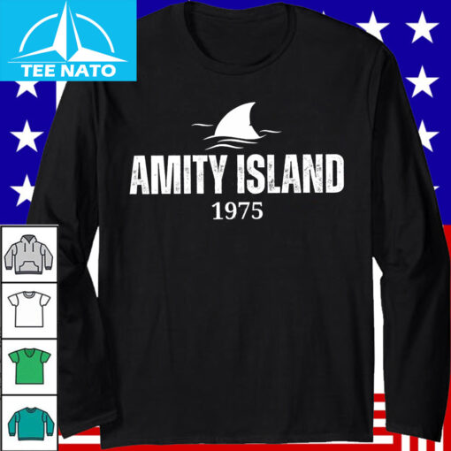 Jaws Amity Island 1975 Clear Skies Gentle Surf Warm Water White Shirt - Image 3