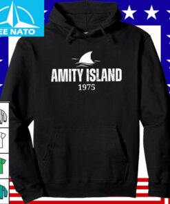 Jaws Amity Island 1975 Clear Skies Gentle Surf Warm Water White Shirt 3