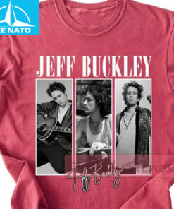 Jeff Buckley Photo Collage Signature Graphic Shirt1