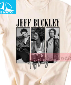 Jeff Buckley Photo Collage Signature Graphic Shirt2