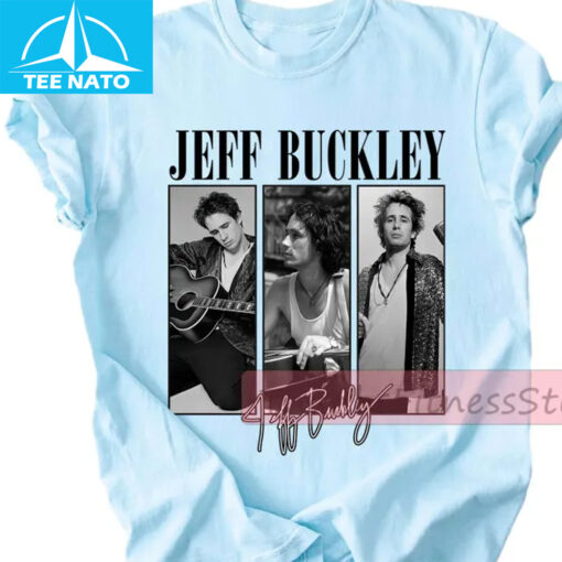 Jeff Buckley Photo Collage Signature Graphic Shirt - Image 4