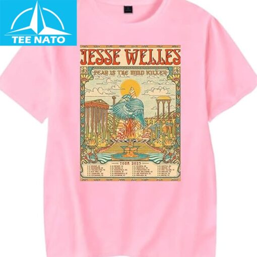 Jesse Welles Fear is The Mind Killer Tour 2025 T-Shirt - Image 3