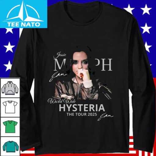 Jessie Murph World Wide Hysteria The Tour 2025 Concert Shirt - Image 2