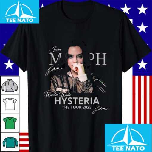 Jessie Murph World Wide Hysteria The Tour 2025 Concert Shirt - Image 3